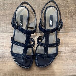 Ecco Women's Navy Strappy Sandals